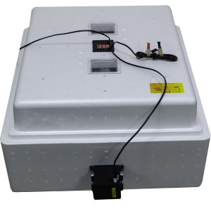 Инкубатор с цифровым терморегулятором 104 яйца автопереворот 12В с вентиляторами